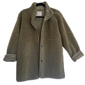 NWOT Velvet by Graham and Spencer Reversible Sherpa Coat